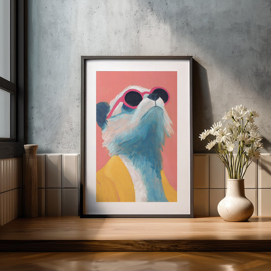 Bear / Badger wearing Sunglasses